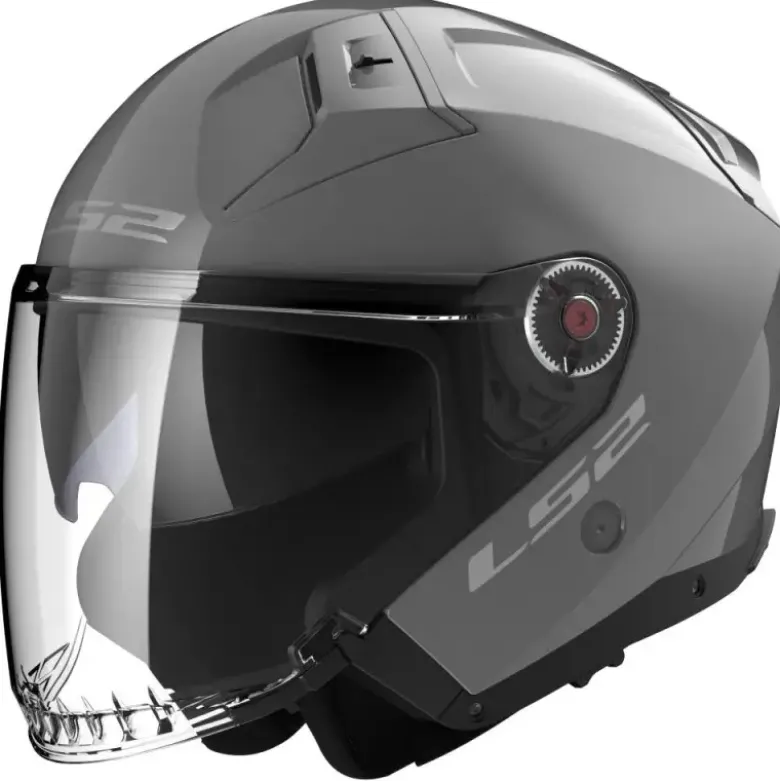 Casco Jet Ls2 OF603 Infinity II Solid Grigio Nardo