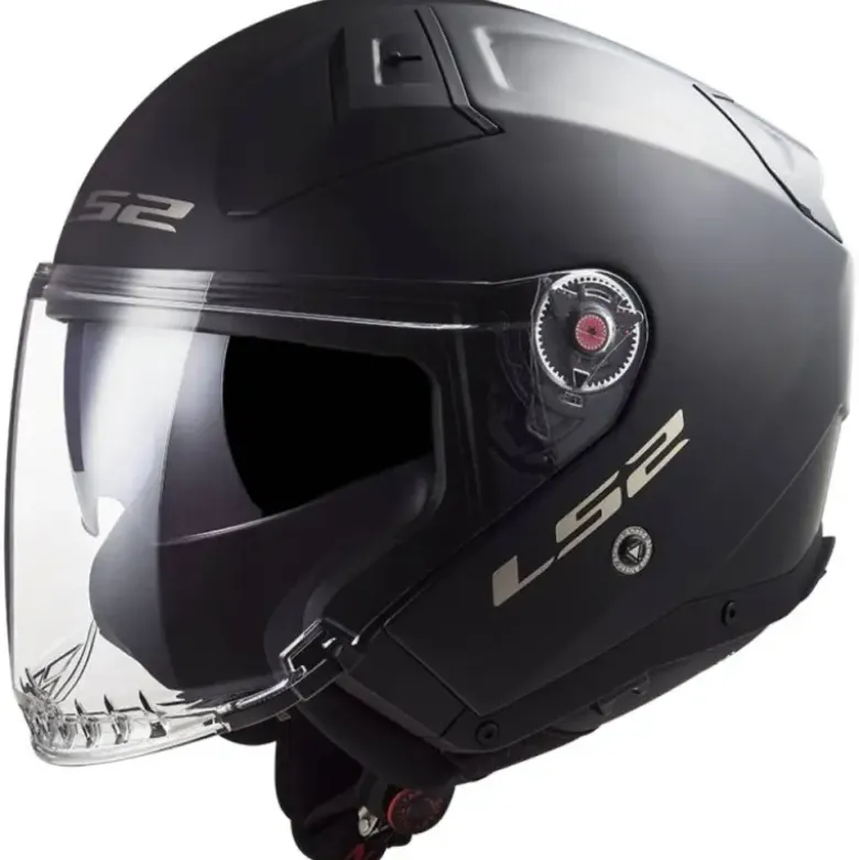 Casco Jet Ls2 OF603 Infinity II Solid Nero Opaco