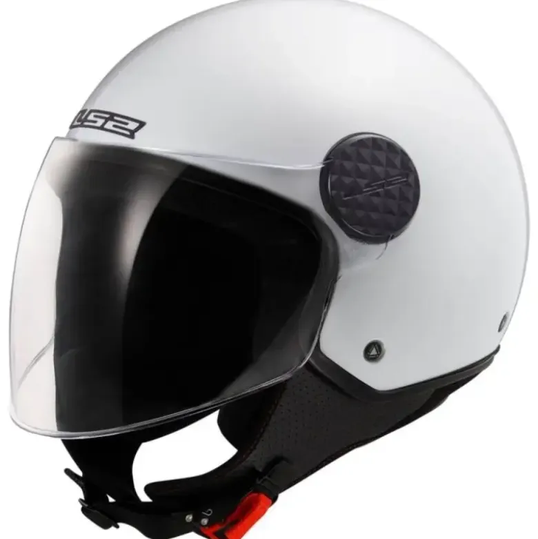Casco Jet Ls2 OF558 Sphere Lux II Solid Bianco Lucido
