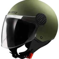 Casco Jet Ls2 OF558 Sphere Lux II Solid Verde Militare Opaco