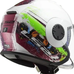 Casco Jet Ls2 OF570 Verso Spring Bianco Rosa
