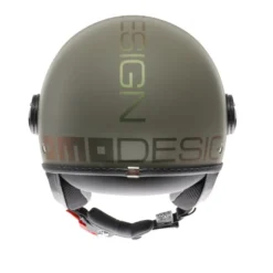 Casco Jet Momo Design Fgtr Classic Candy Flip Opaco Verde Bronzo