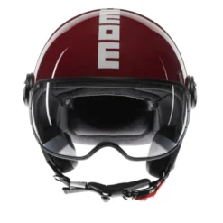 Casco Jet Momo Design Fgtr Classic Candy Lucido Porpora Bianco
