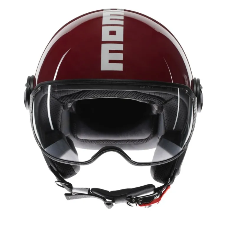 Casco Jet Momo Design Fgtr Classic Candy Lucido Porpora Bianco