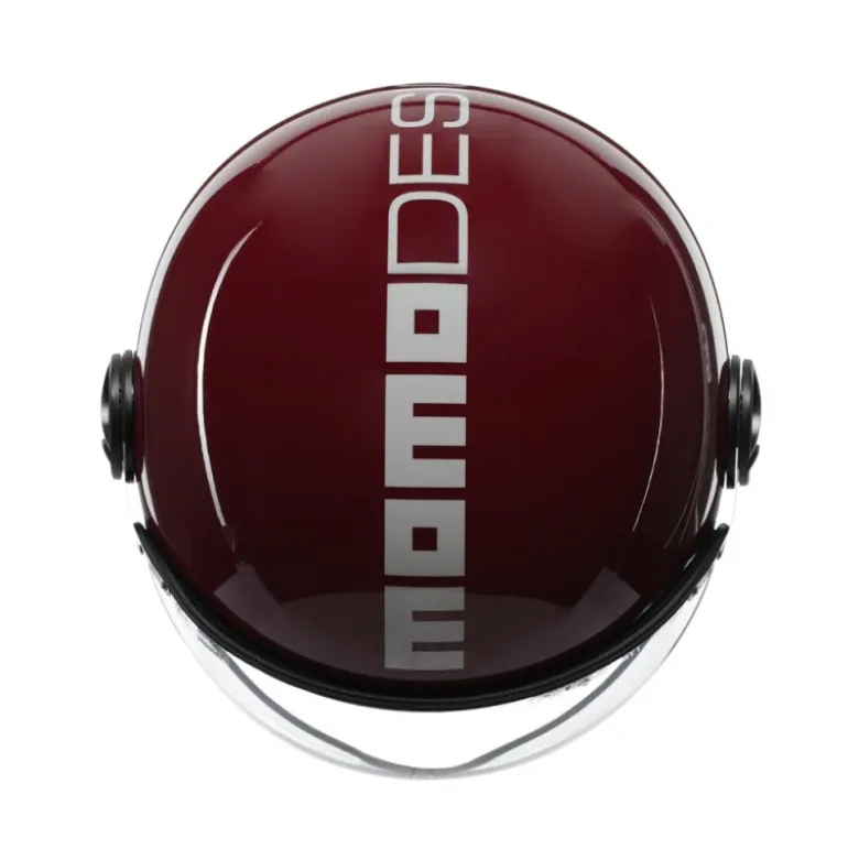 Casco Jet Momo Design Fgtr Classic Candy Lucido Porpora Bianco