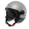Casco Jet Momo Design Fgtr Evo E2206 Hip Opaco Grigio Cerulean Grey