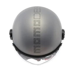 Casco Jet Momo Design Fgtr Evo E2206 Hip Opaco Grigio Cerulean Grey