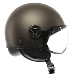 Casco Jet Momo Design Fgtr Evo Hip Opaco Bronzo Stone