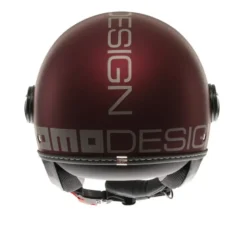 Casco Jet Momo Design Fgtr Evo Mono Opaco Amarena Argento