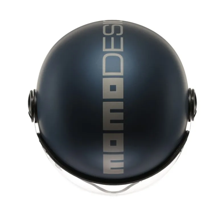 Casco Jet Momo Design Fgtr Evo Mono Opaco Avio Argento