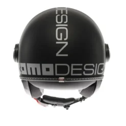 Casco Jet Momo Design Fgtr Evo Mono Opaco Nero Argento