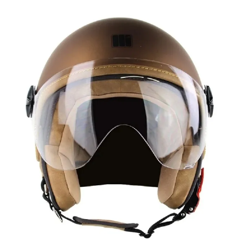 Casco Jet Motocubo 721 Ant Tobacco