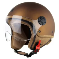 Casco Jet Motocubo 721 Ant Tobacco