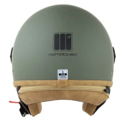 Casco Jet Motocubo 721 Ant Verde Militare
