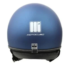 Casco Jet Motocubo 517 Beetle Blu Opaco