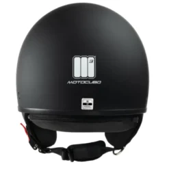 Casco Jet Motocubo 717 Beetle Nero Opaco