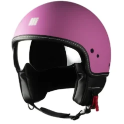 Casco Jet Motocubo 517 Beetle Rosa Opaco
