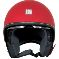 Casco Jet Motocubo 517 Beetle Rosso Opaco