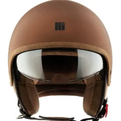 Casco Jet Motocubo 717 Beetle Tobacco