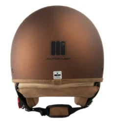 Casco Jet Motocubo 717 Beetle Tobacco