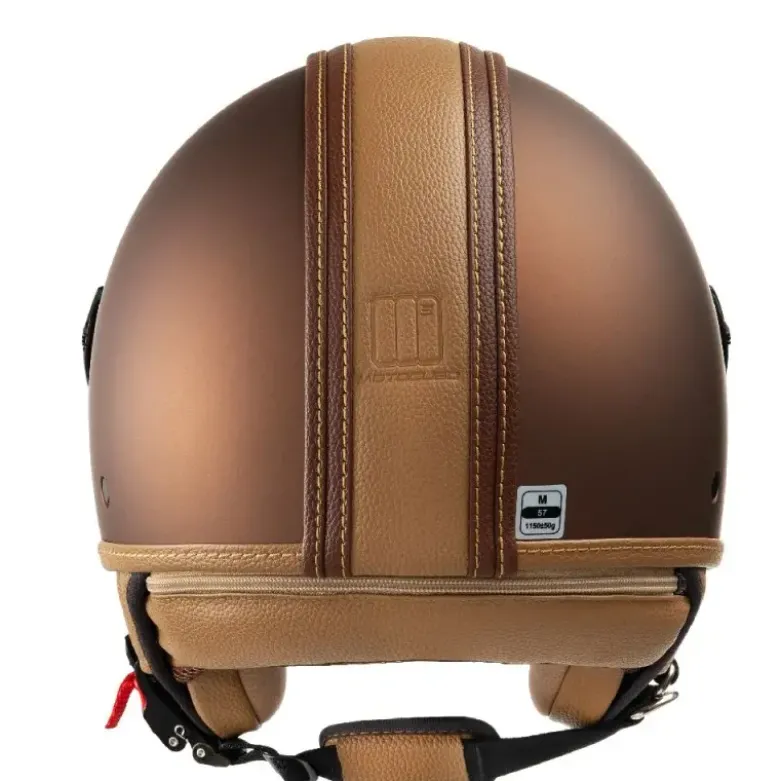 Casco Jet Motocubo 722 Top Ant Tobacco