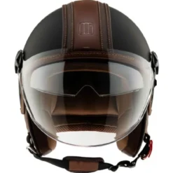 Casco Jet Motocubo 727 Top Cube Nero Opaco