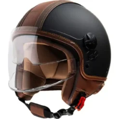 Casco Jet Motocubo 727 Top Cube Nero Opaco