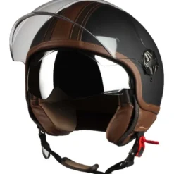 Casco Jet Motocubo Top Cube 527 Nero Opaco