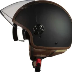 Casco Jet Motocubo Top Cube 527 Nero Opaco