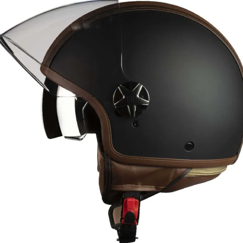 Casco Jet Motocubo Top Cube 527 Nero Opaco