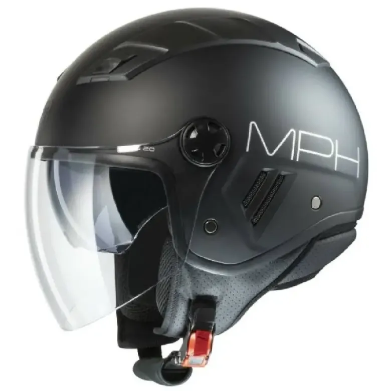Casco Jet MPH Aire Nero Opaco