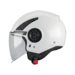 Casco Jet Mt Helmets Aeris Pure A0 Bianco Lucido