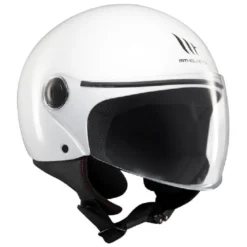 Casco Jet Mt Helmets Of501 B Street S Solid A0 Lucido Bianco
