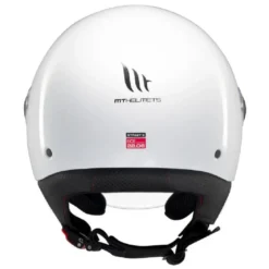 Casco Jet Mt Helmets Of501 B Street S Solid A0 Lucido Bianco