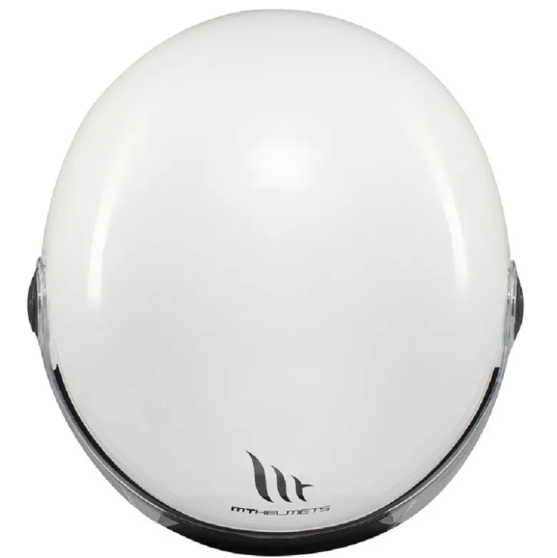 Casco Jet Mt Helmets Of501 B Street S Solid A0 Lucido Bianco