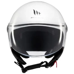 Casco Jet Mt Helmets Of501 B Street S Solid A0 Lucido Bianco