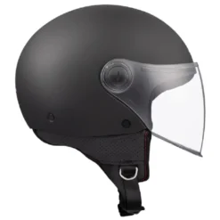 Casco Jet Mt Helmets  Of501 B Street S Solid A1 Opaco Nero