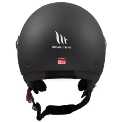 Casco Jet Mt Helmets Of501 B Street S Solid A1 Opaco Nero