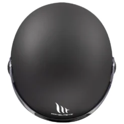 Casco Jet Mt Helmets Of501 B Street S Solid A1 Opaco Nero