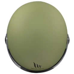 Casco Jet Mt Helmets Of501 B Street S Solid A6 Opaco Verde