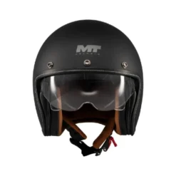 Casco Jet Mt Helmets Of507Sv B Lemans 2 A1 Sv S Pure Nero Opaco