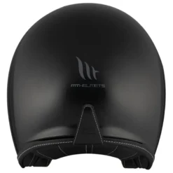 Casco Jet Mt Helmets Of507Sv B Lemans 2 A1 Sv S Solid Nero Lucido