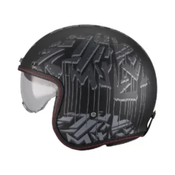 Casco Jet Mt Helmets Of507Sv B Lemans 2 B12 Sv S Dystopic Nero Opaco