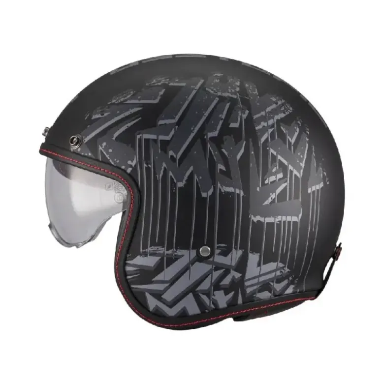 Casco Jet Mt Helmets Of507Sv B Lemans 2 B12 Sv S Dystopic Nero Opaco