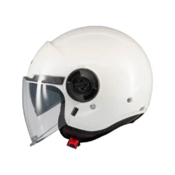 Casco Jet Mt Helmets Of502Sv B Viale A0 Sv S Pure Bianco Lucido