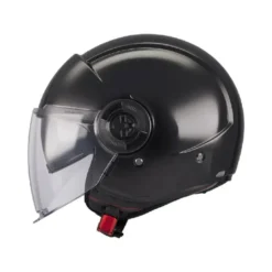 Casco Jet Mt Helmets Of502Sv B Viale A1 Sv S Pure Nero Lucido
