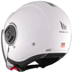 Casco Jet Mt Helmets Of502Sv B Viale Sv S A0 Solid Lucido Bianco