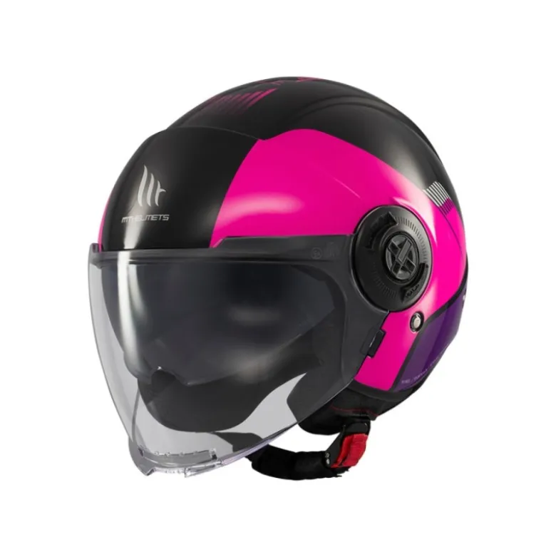 Casco Jet Mt Helmets Of502Sv B Viale Sv S B58 Advance Lucido