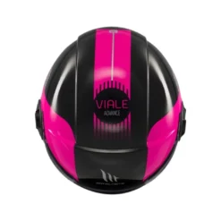Casco Jet Mt Helmets Of502Sv B Viale Sv S B58 Advance Lucido