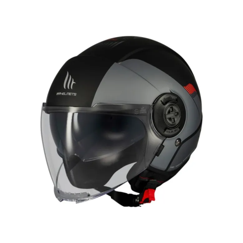 Casco Jet Mt Helmets Of502Sv B Viale Sv S B41 Advance Opaco